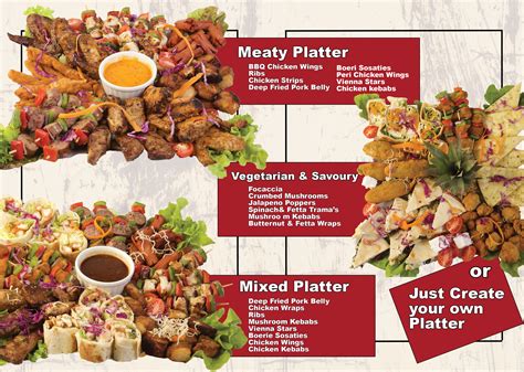 Party Platter Menu